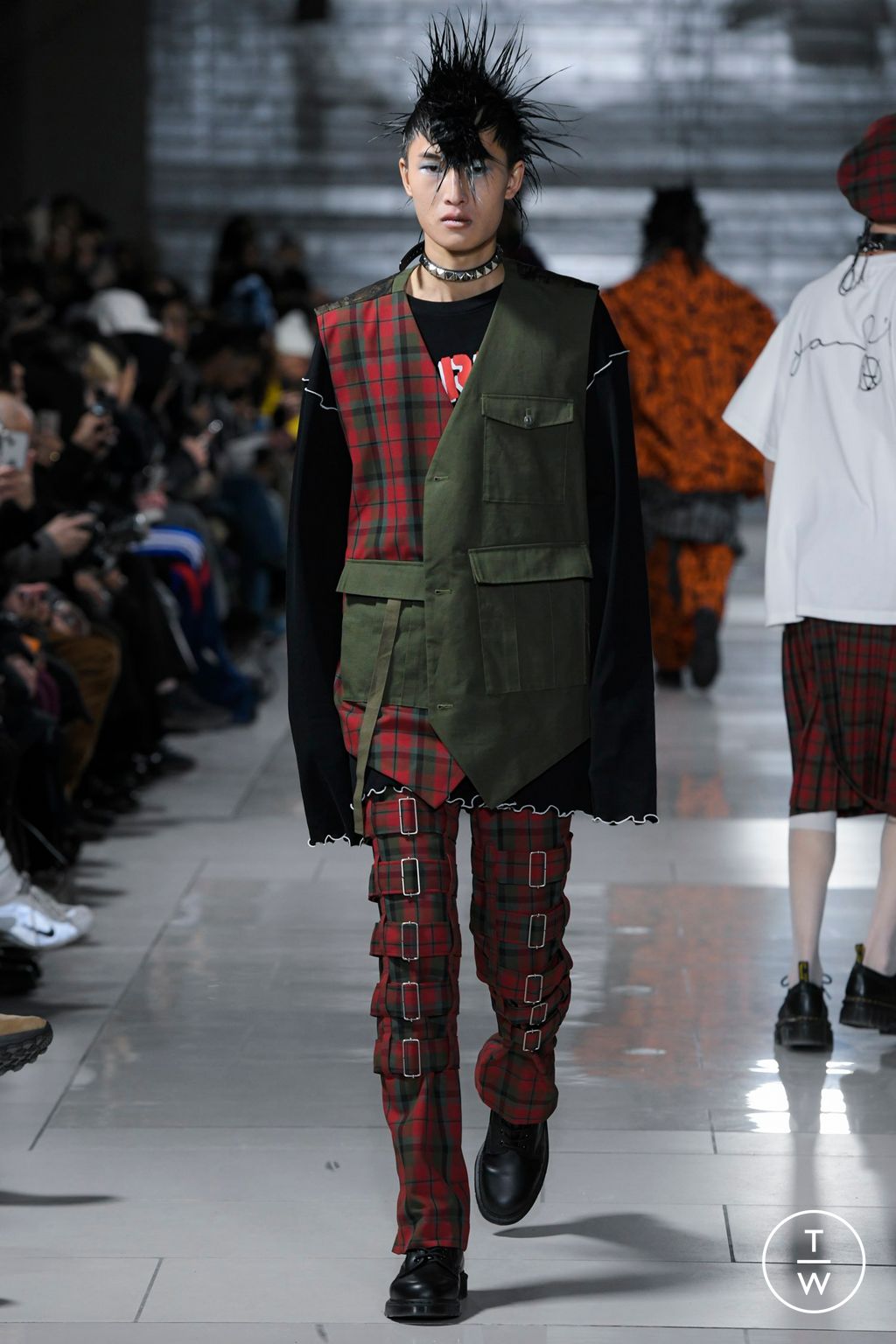 Fashion Week Paris Fall/Winter 2024 look 7 from the KIDILL collection 男装