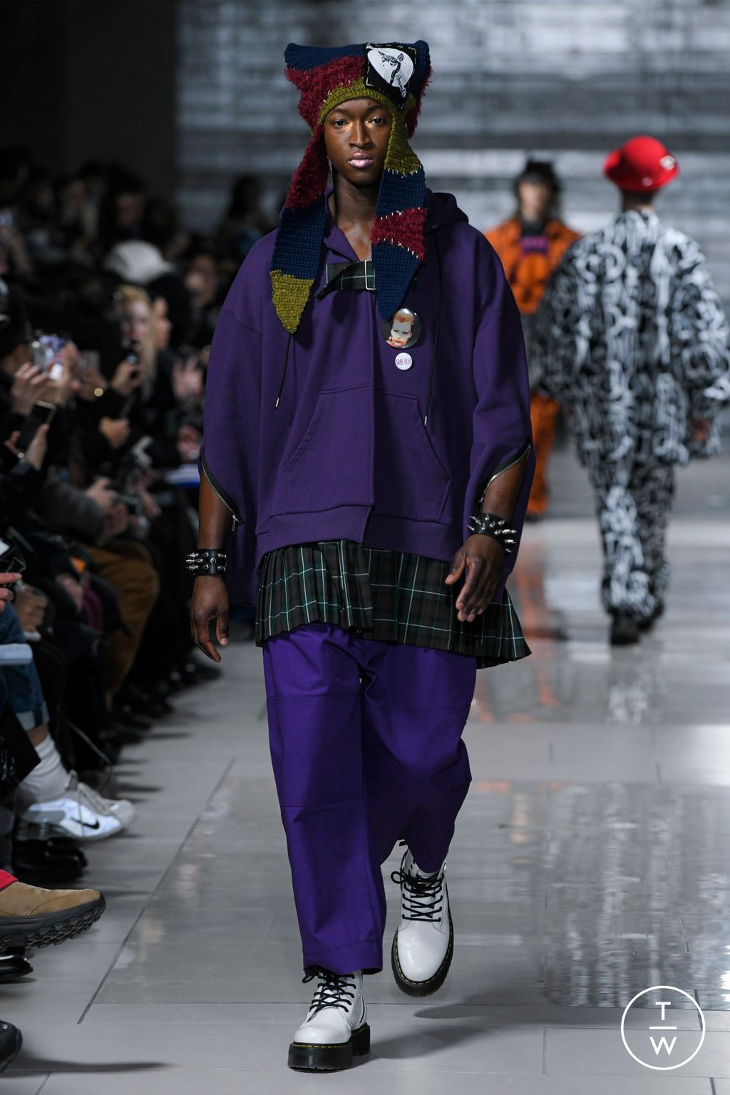 Fashion Week Paris Fall/Winter 2024 look 8 from the KIDILL collection 男装