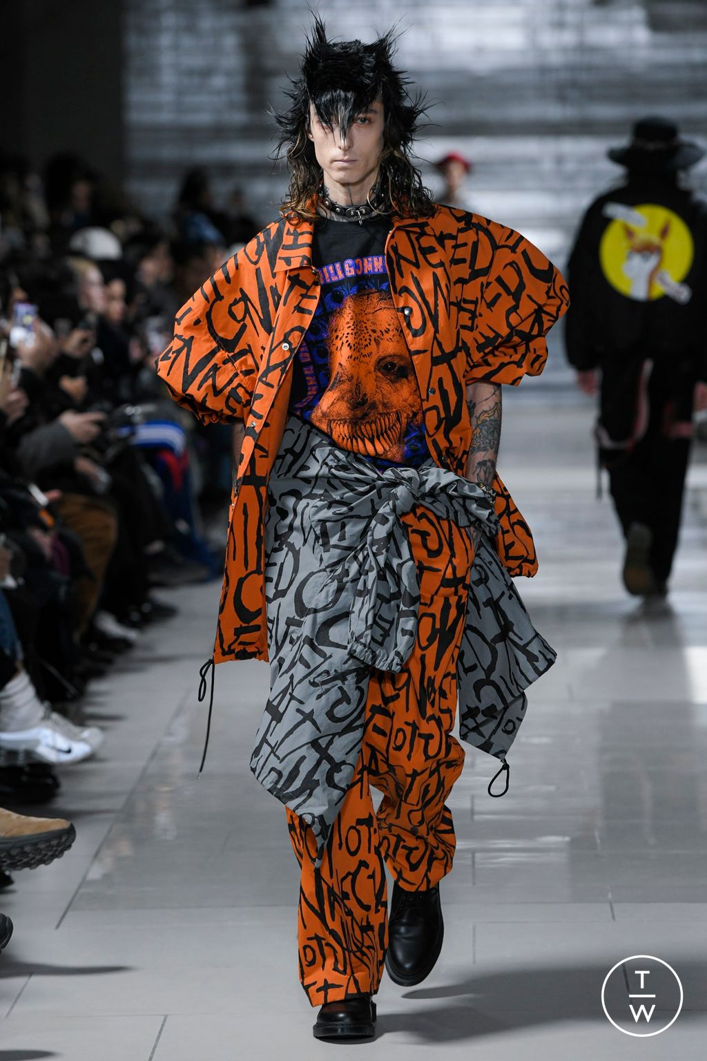 Fashion Week Paris Fall/Winter 2024 look 9 from the KIDILL collection 男装