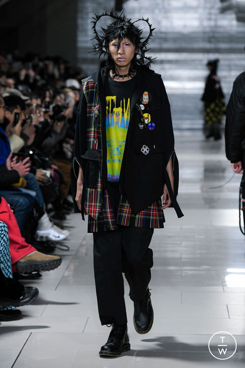 Fashion Week Paris Fall/Winter 2024 look 12 from the KIDILL collection 男装