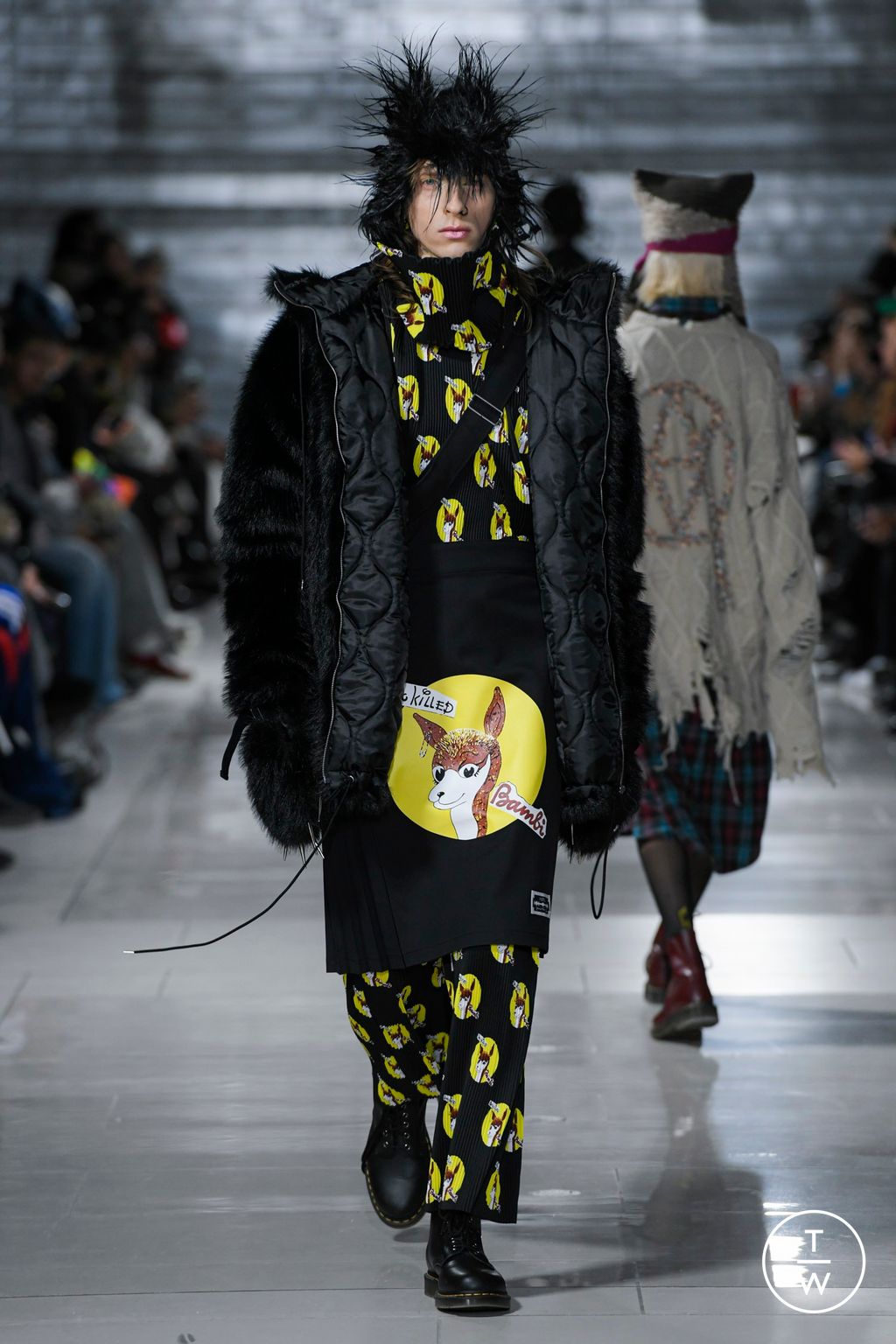 Fashion Week Paris Fall/Winter 2024 look 14 de la collection KIDILL menswear
