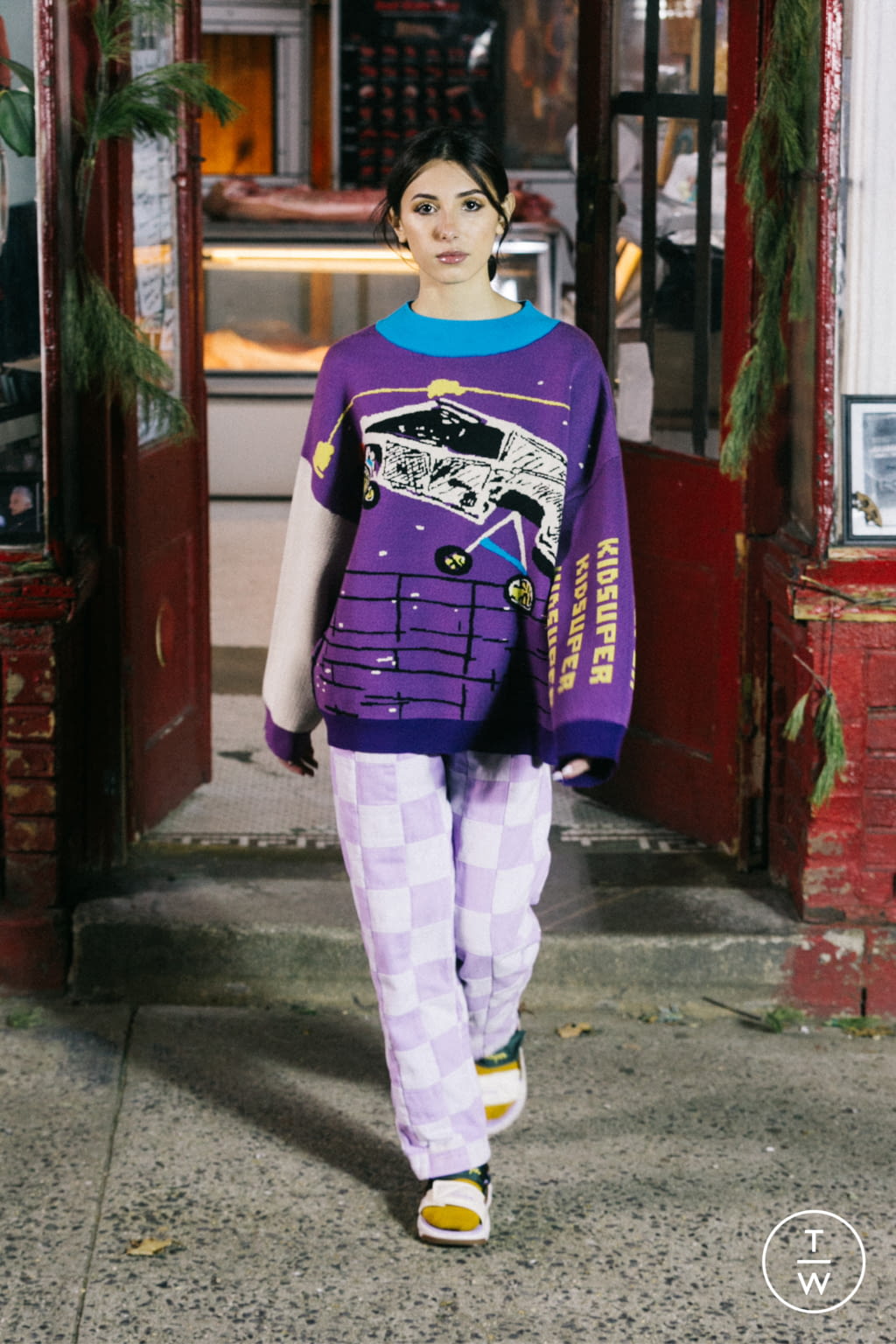 Fashion Week Paris Fall/Winter 2021 look 9 from the Kidsuper collection 男装