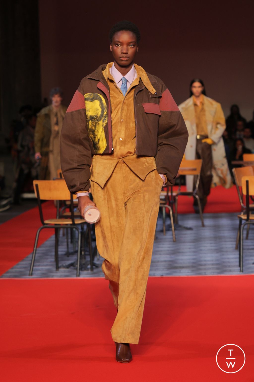 Fashion Week Paris Fall/Winter 2026 look 6 from the Kidsuper collection menswear