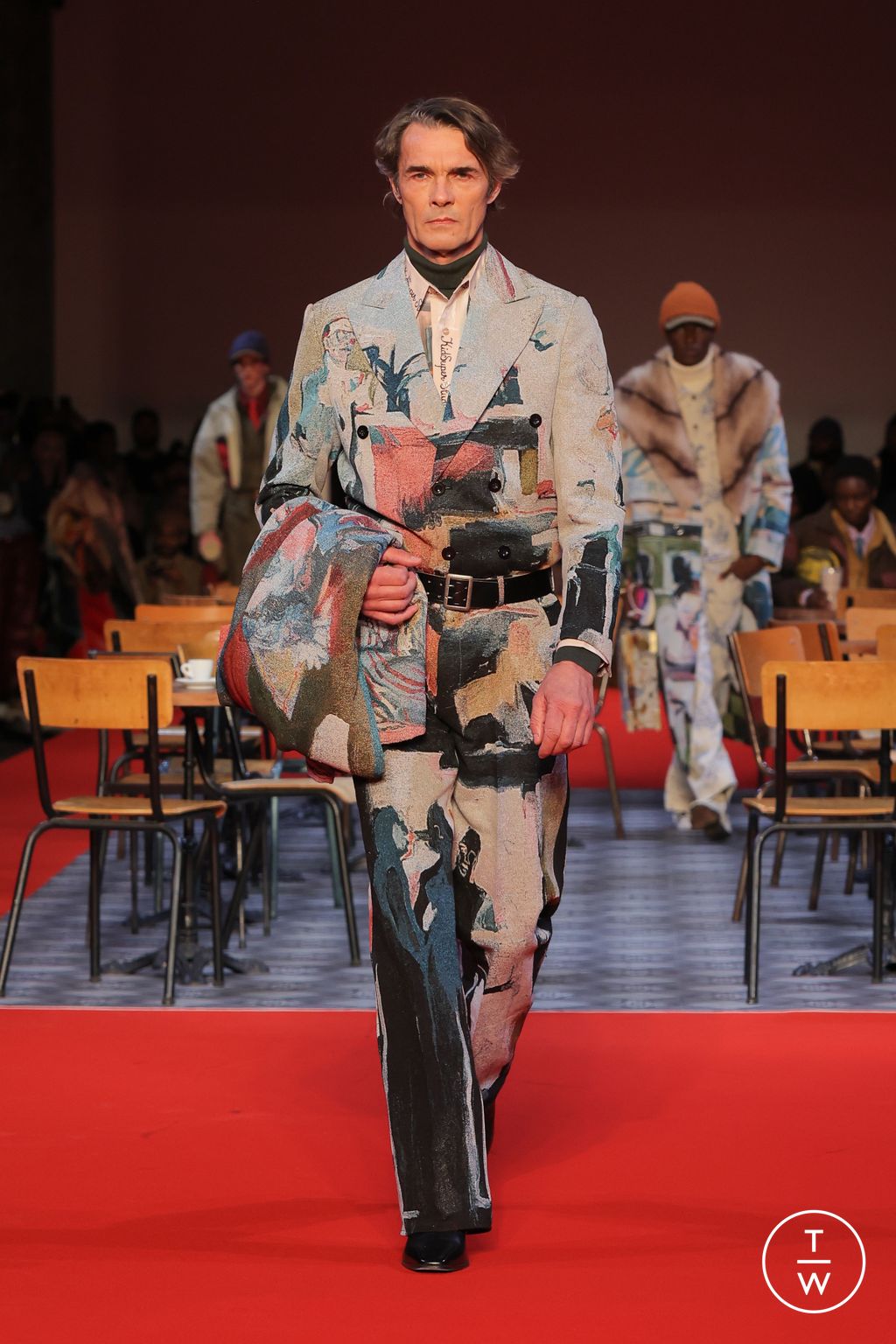 Fashion Week Paris Fall/Winter 2026 look 8 from the Kidsuper collection menswear