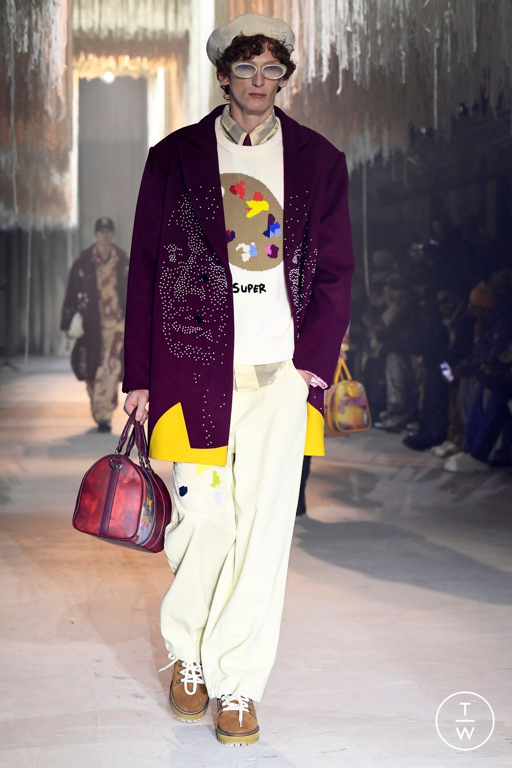 Fashion Week Paris Fall/Winter 2024 look 9 de la collection Kidsuper menswear