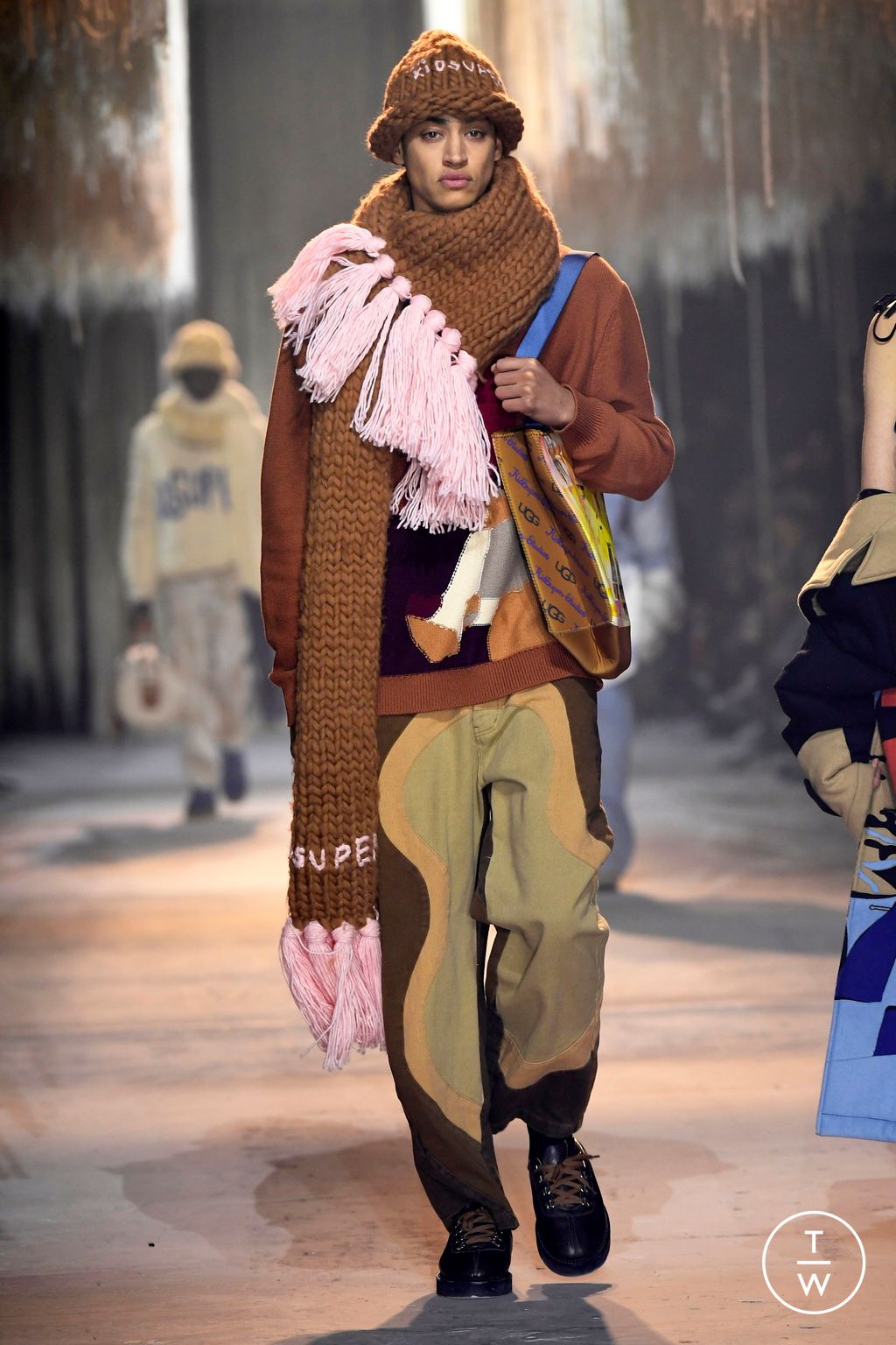 Fashion Week Paris Fall/Winter 2024 look 18 from the Kidsuper collection menswear