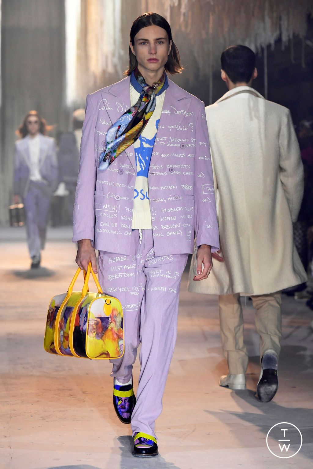 Fashion Week Paris Fall/Winter 2024 look 26 from the Kidsuper collection 男装