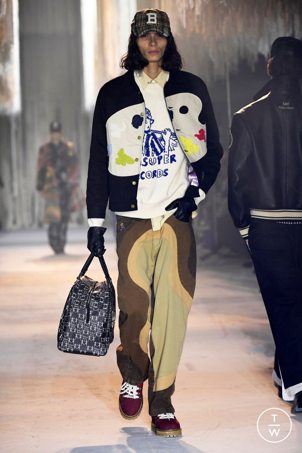 Fashion Week Paris Fall/Winter 2024 look 38 from the Kidsuper collection menswear