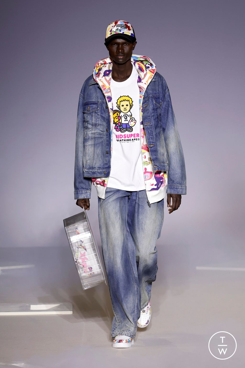 Fashion Week Paris Fall/Winter 2025 look 22 de la collection Kidsuper menswear