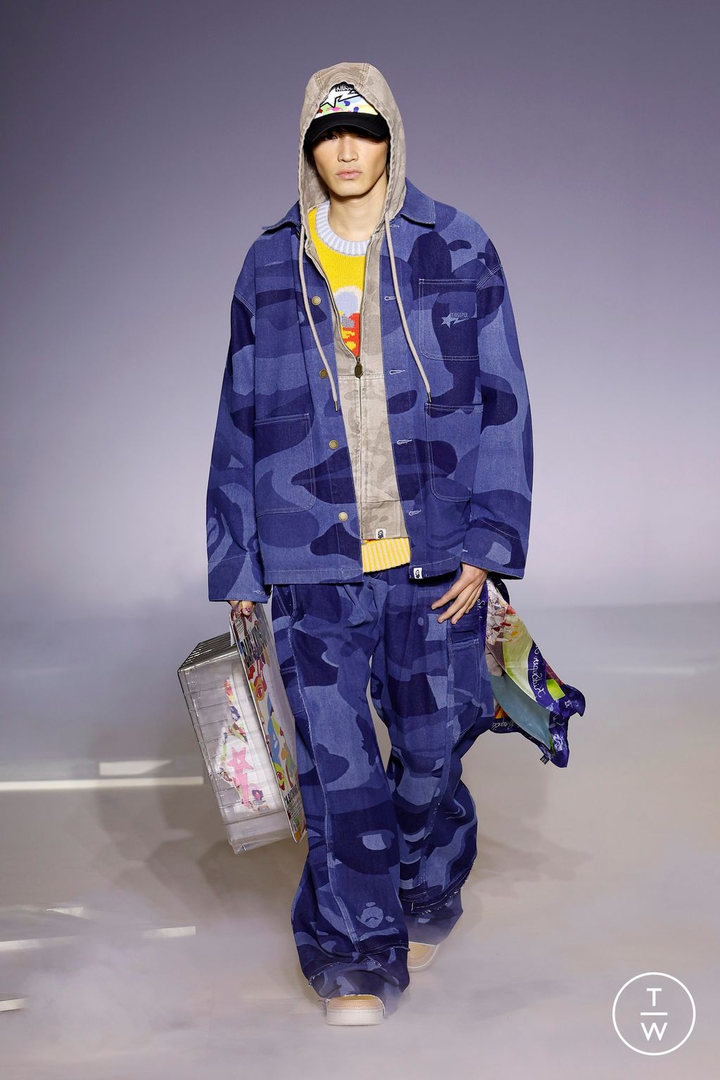 Fashion Week Paris Fall/Winter 2025 look 23 from the Kidsuper collection 男装