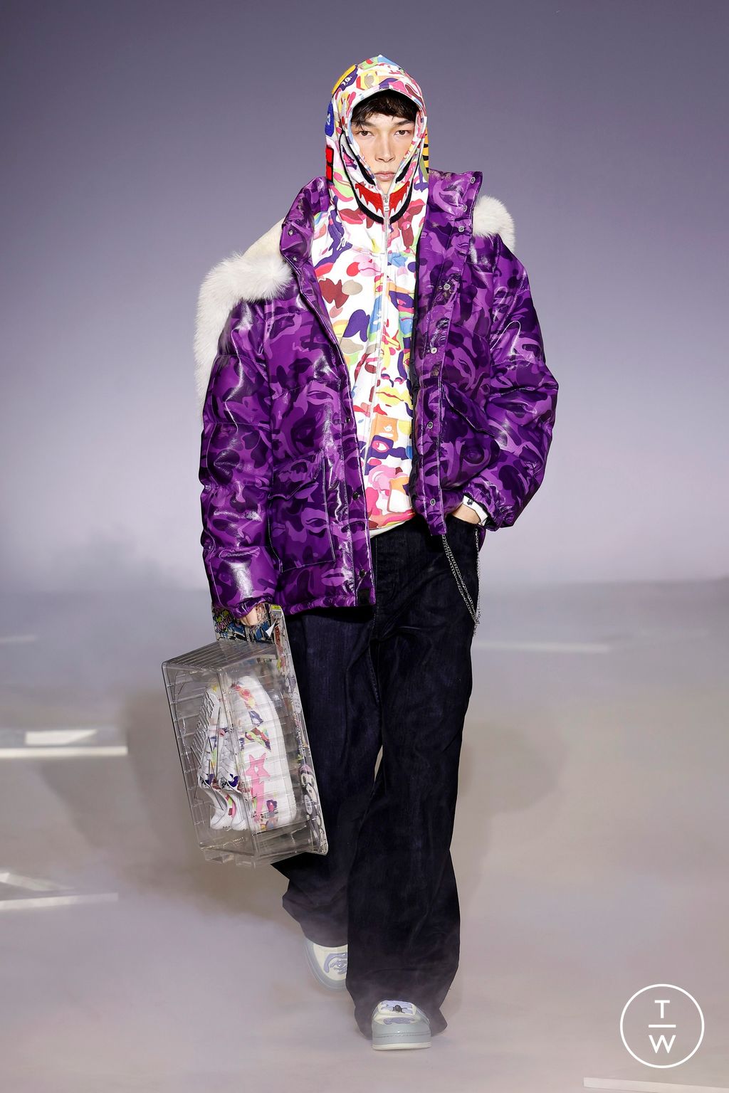 Fashion Week Paris Fall/Winter 2025 look 24 from the Kidsuper collection 男装