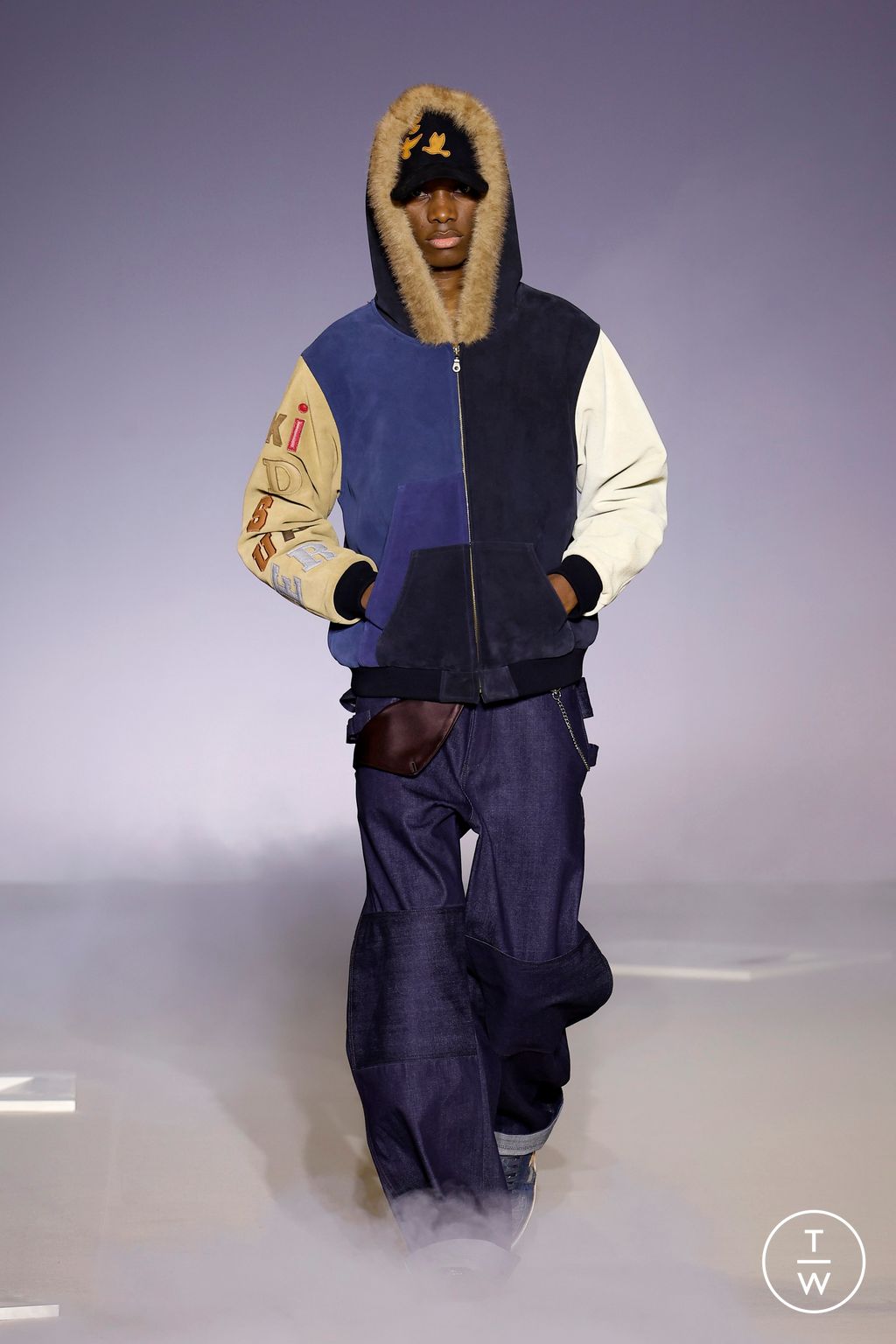 Fashion Week Paris Fall/Winter 2025 look 25 from the Kidsuper collection menswear