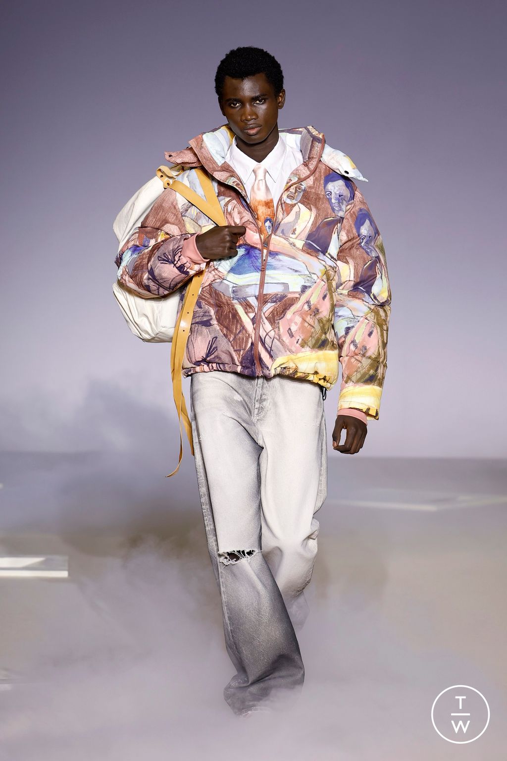 Fashion Week Paris Fall/Winter 2025 look 29 from the Kidsuper collection menswear