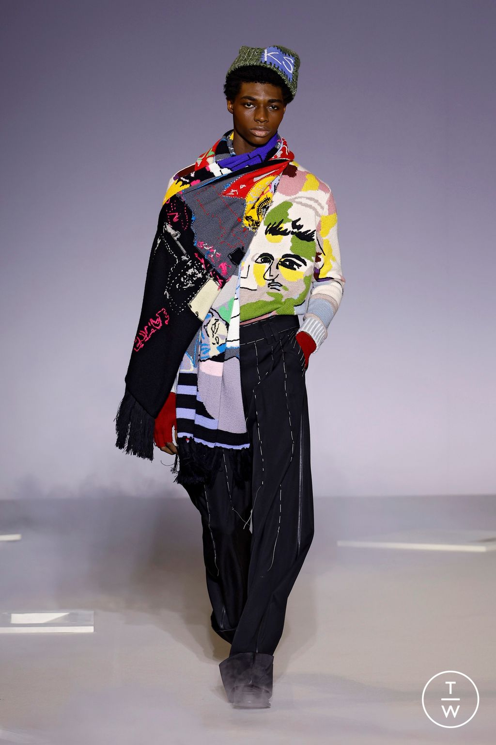 Fashion Week Paris Fall/Winter 2025 look 31 from the Kidsuper collection 男装