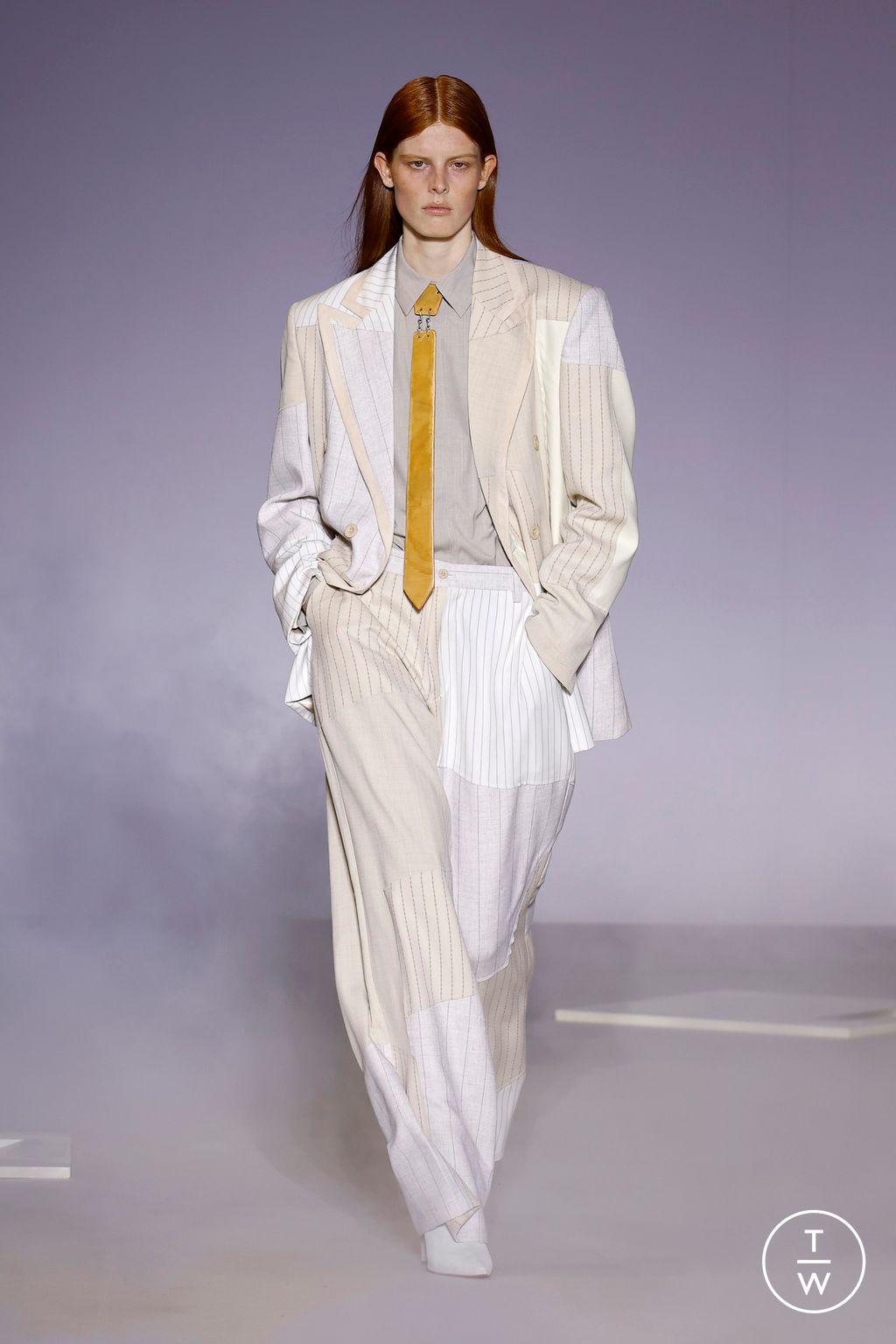 Fashion Week Paris Fall/Winter 2025 look 45 from the Kidsuper collection 男装