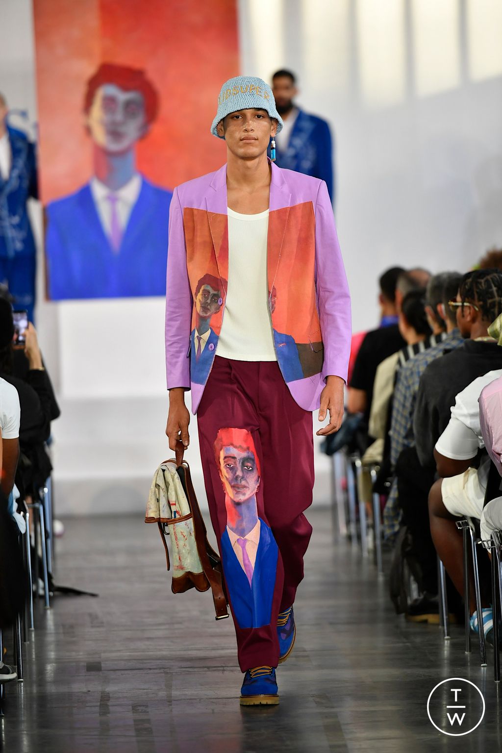 Fashion Week Paris Spring/Summer 2023 look 1 from the Kidsuper collection menswear