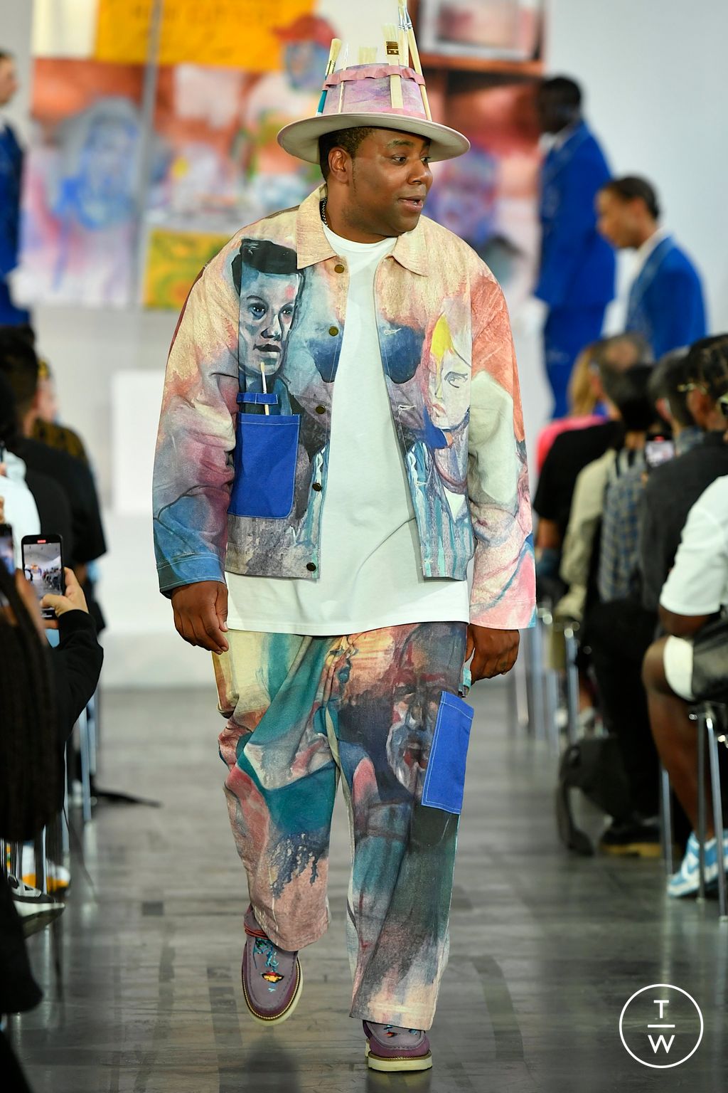 Fashion Week Paris Spring/Summer 2023 look 11 from the Kidsuper collection menswear