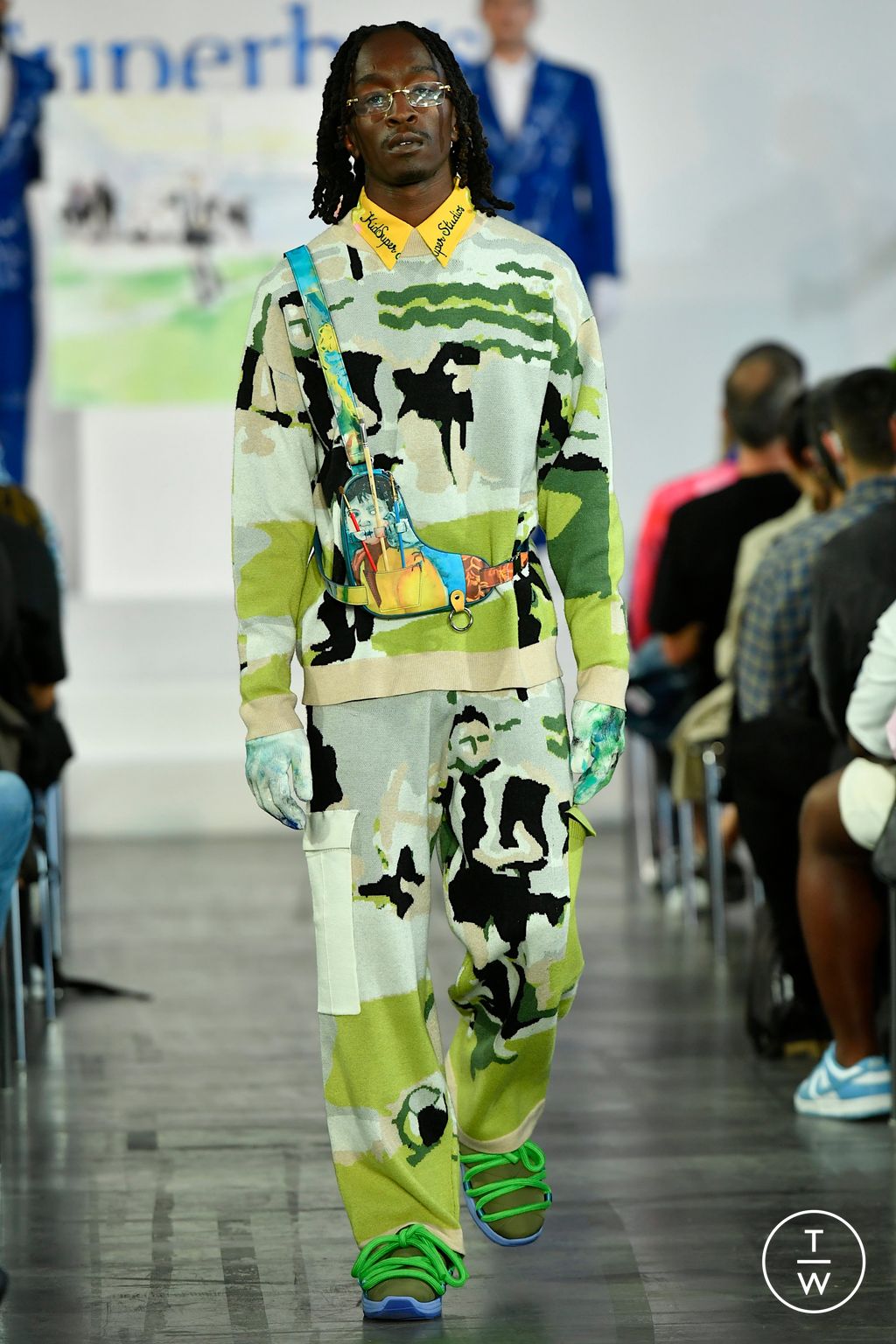 Fashion Week Paris Spring/Summer 2023 look 18 from the Kidsuper collection 男装