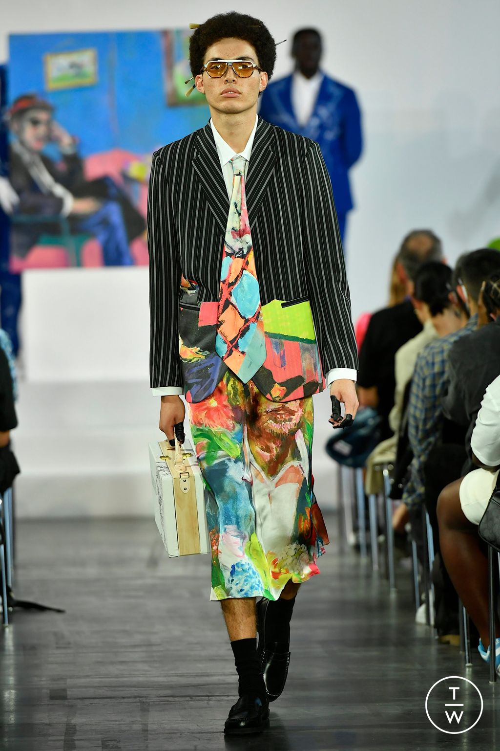 Fashion Week Paris Spring/Summer 2023 look 19 from the Kidsuper collection menswear