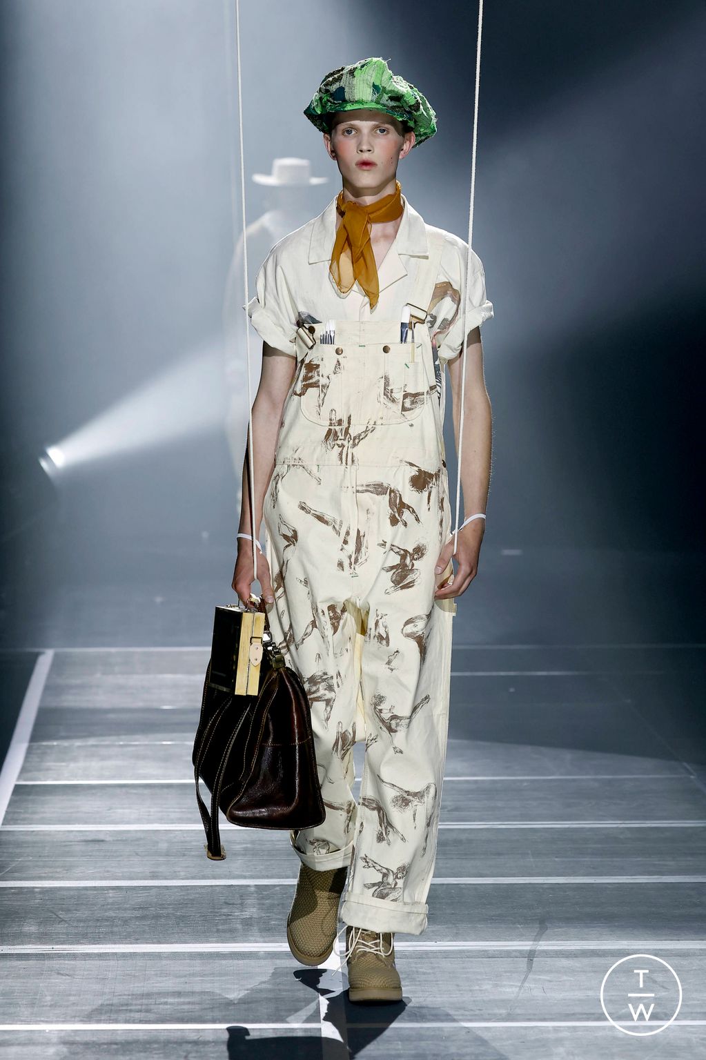 Fashion Week Paris Spring-Summer 2025 look 6 de la collection Kidsuper menswear