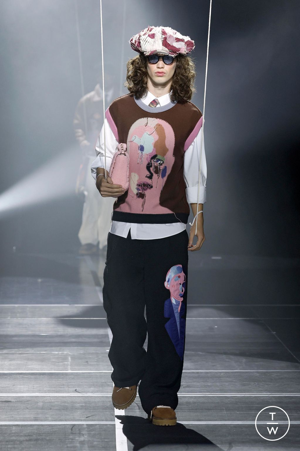 Fashion Week Paris Spring-Summer 2025 look 12 from the Kidsuper collection menswear