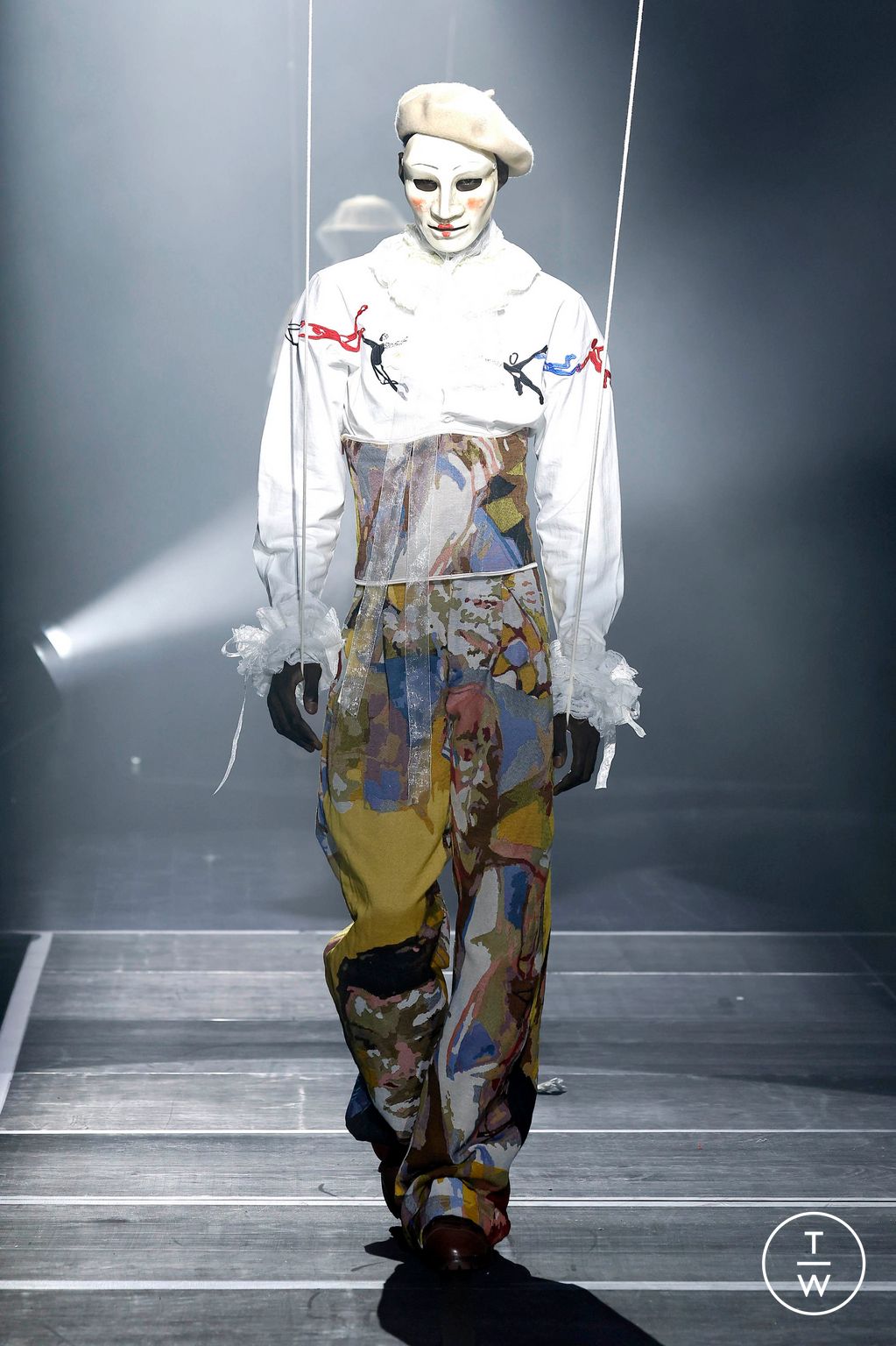 Fashion Week Paris Spring-Summer 2025 look 28 from the Kidsuper collection 男装