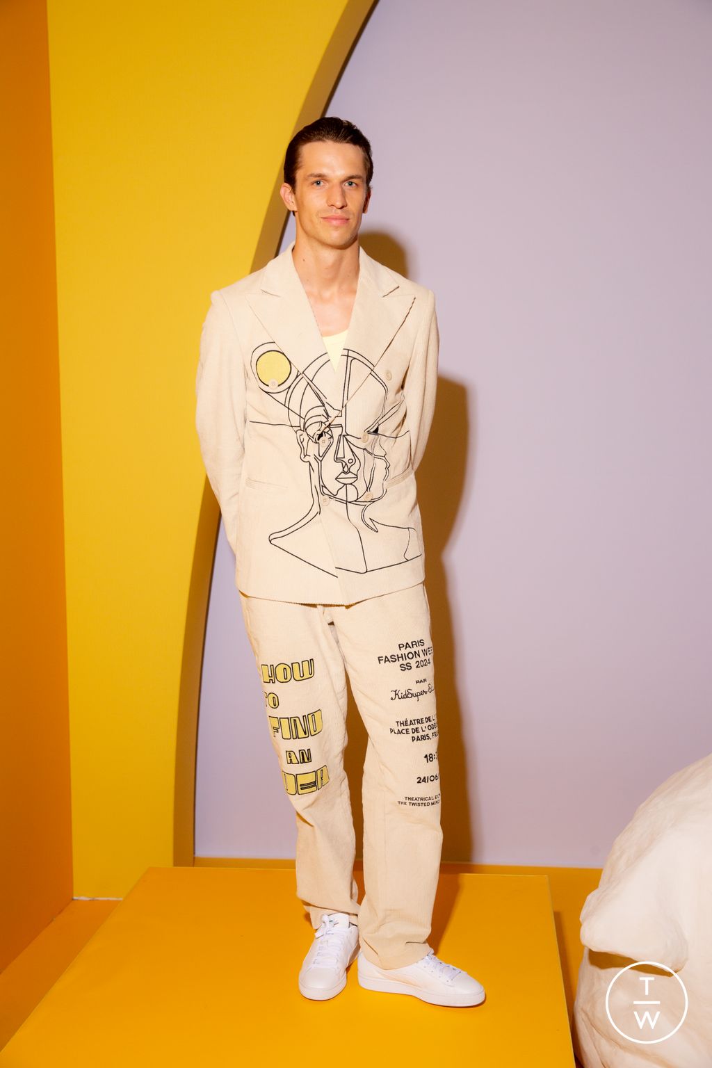 Fashion Week Paris Spring/Summer 2024 look 31 from the Kidsuper collection menswear