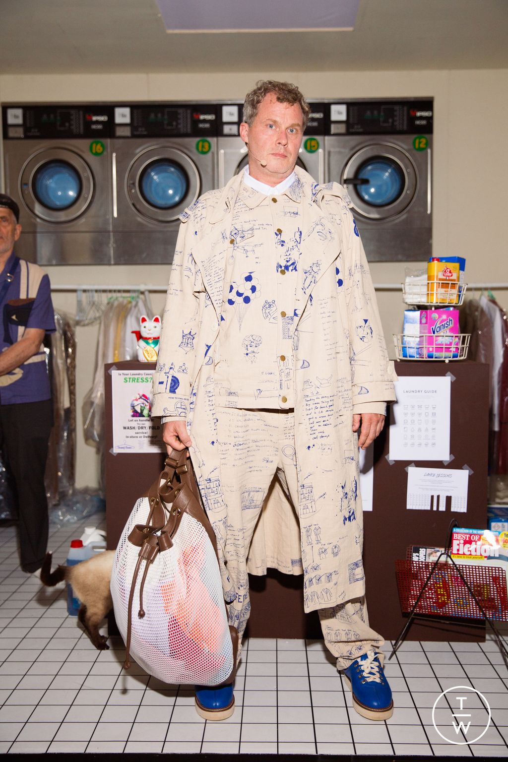 Fashion Week Paris Spring/Summer 2024 look 34 from the Kidsuper collection menswear