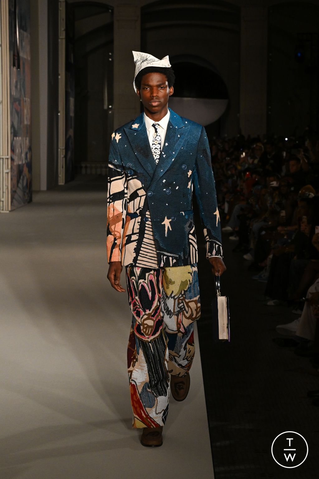 Fashion Week Paris Spring/Summer 2026 look 1 from the Kidsuper collection menswear