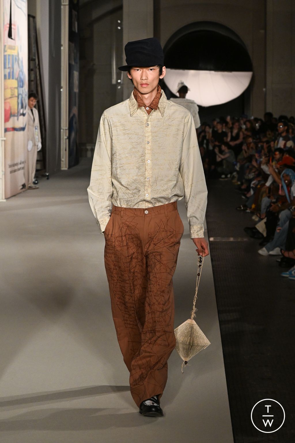 Fashion Week Paris Spring/Summer 2026 look 16 from the Kidsuper collection menswear