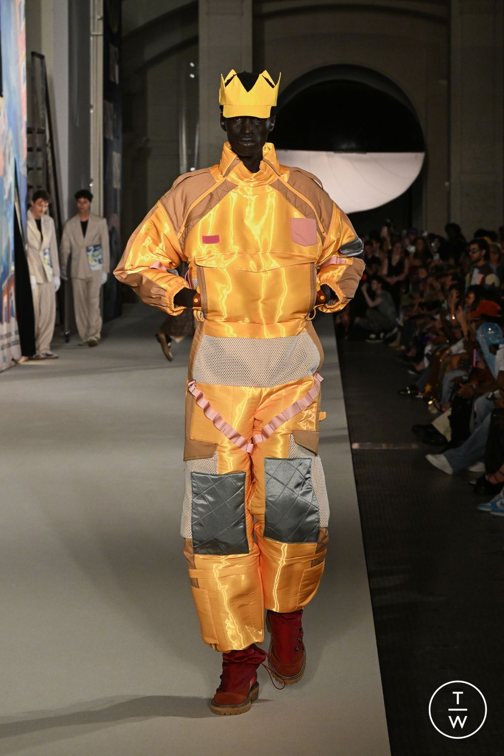 Fashion Week Paris Spring/Summer 2026 look 17 from the Kidsuper collection menswear