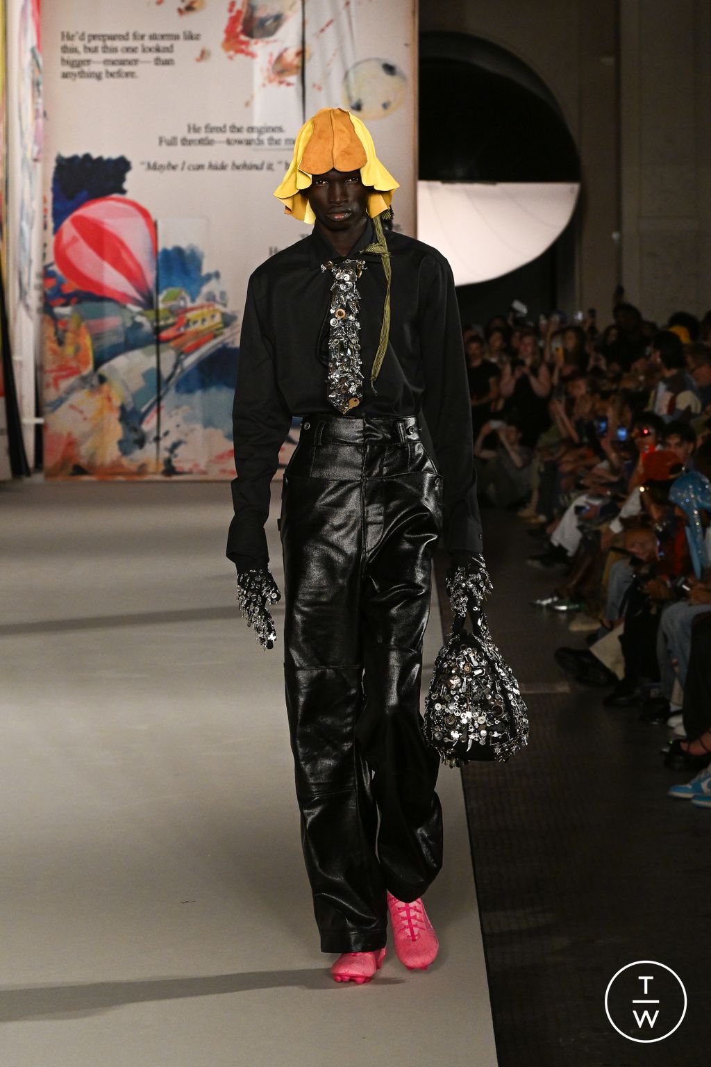 Fashion Week Paris Spring/Summer 2026 look 27 from the Kidsuper collection 男装