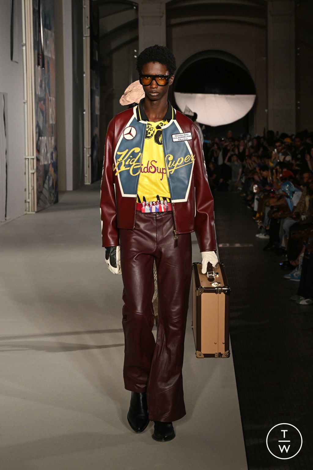Fashion Week Paris Spring/Summer 2026 look 8 from the Kidsuper collection menswear