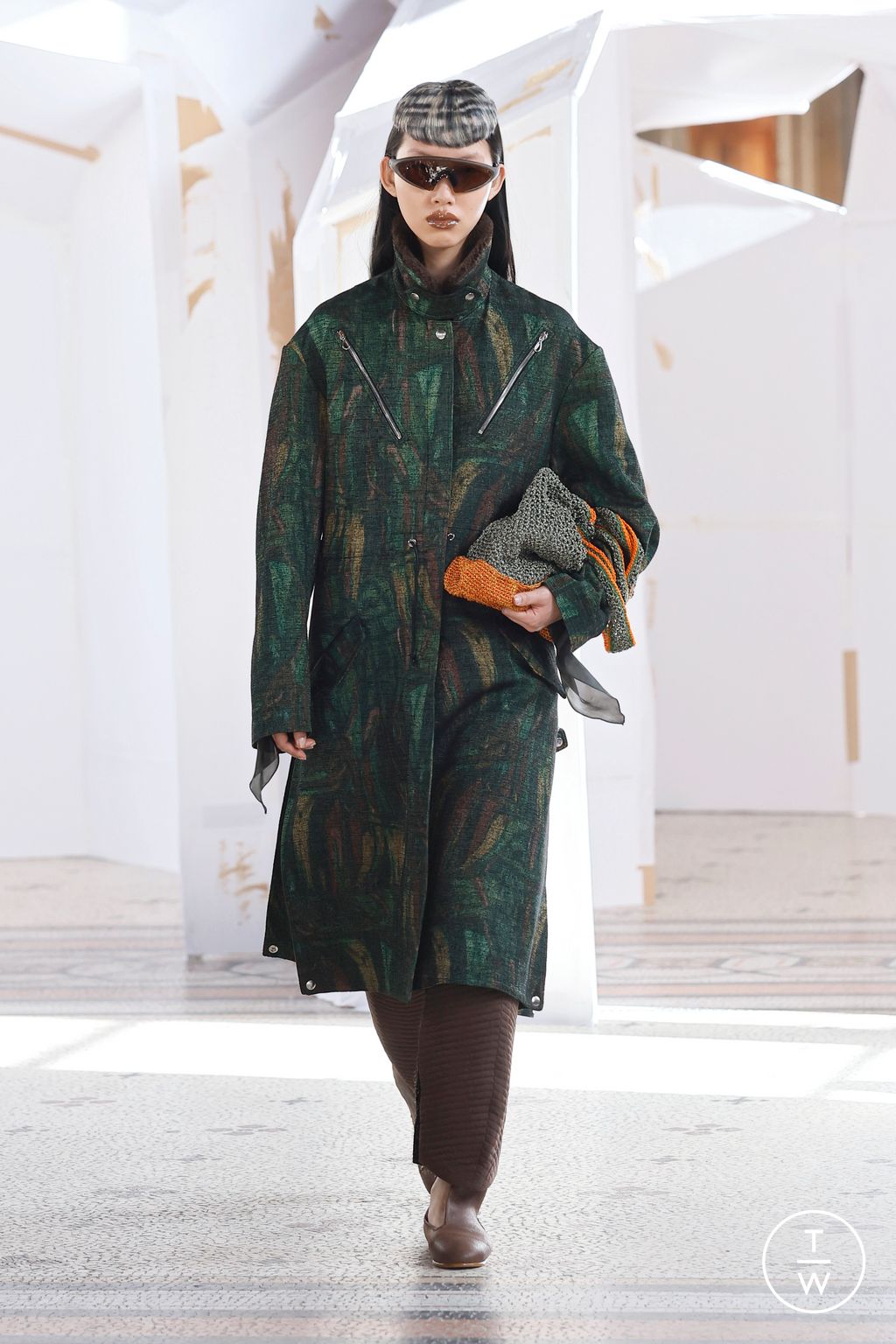 Fashion Week Paris Fall/Winter 2026 look 5 from the Kiko Kostadinov collection womenswear
