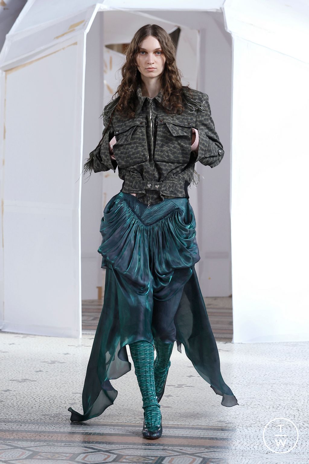 Fashion Week Paris Fall/Winter 2026 look 11 from the Kiko Kostadinov collection womenswear