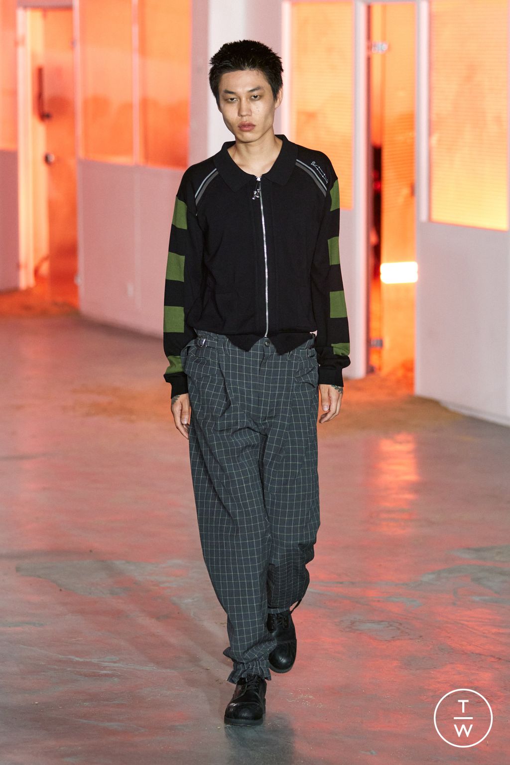 Fashion Week Paris Spring/Summer 2026 look 11 from the Kiko Kostadinov collection menswear