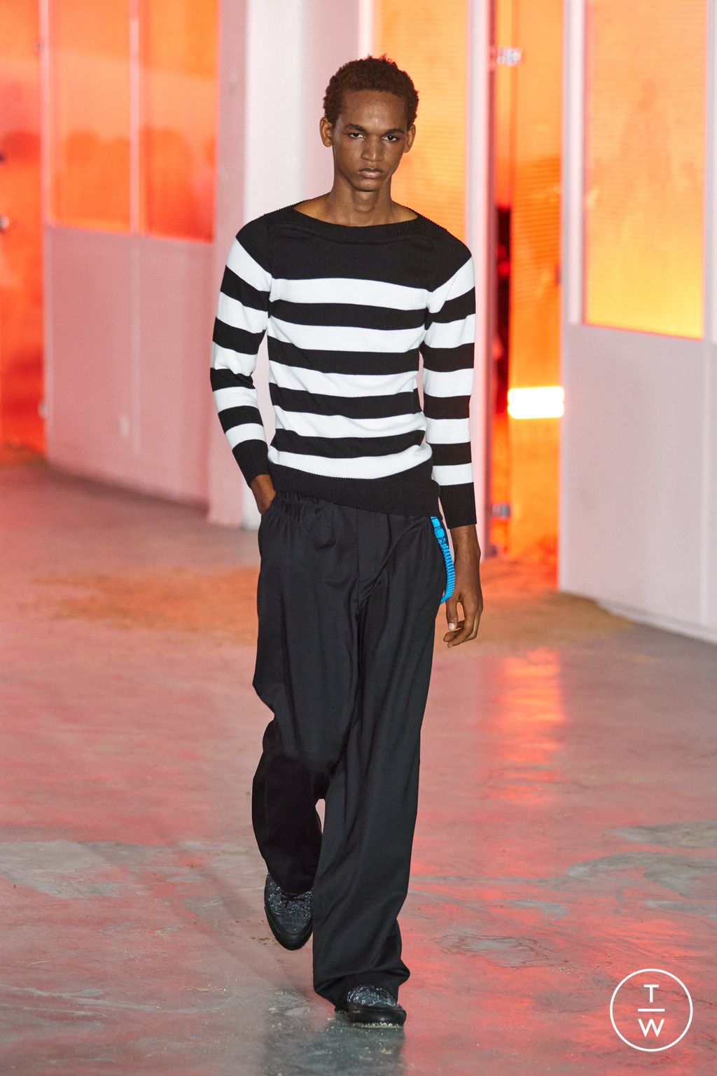 Fashion Week Paris Spring/Summer 2026 look 18 from the Kiko Kostadinov collection menswear
