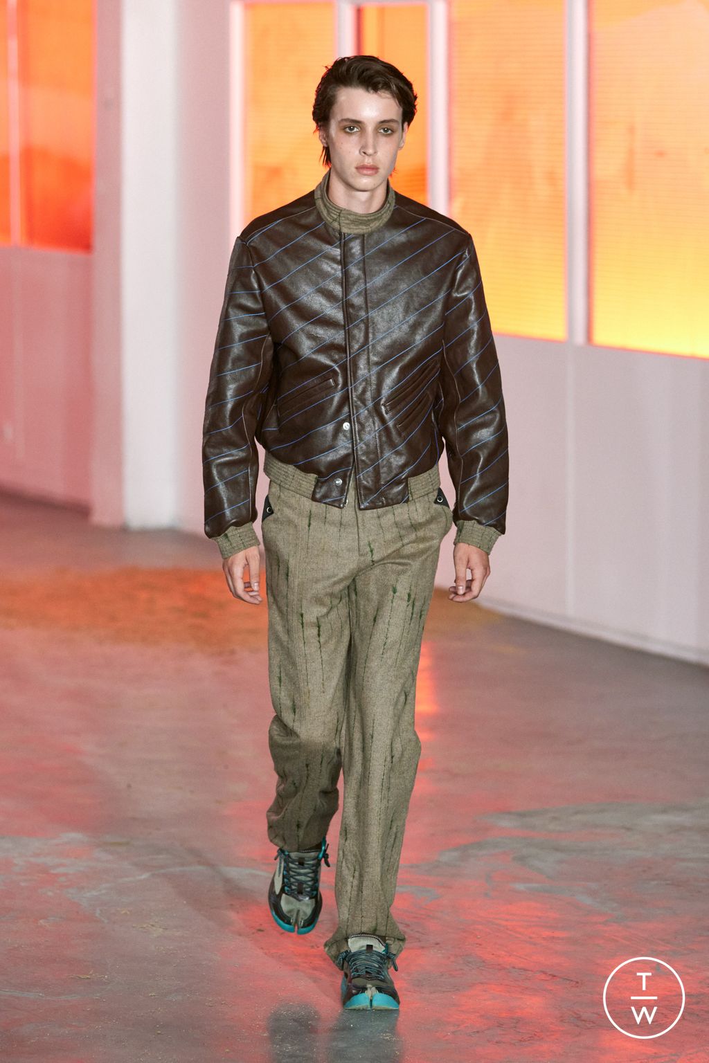 Fashion Week Paris Spring/Summer 2026 look 27 from the Kiko Kostadinov collection menswear