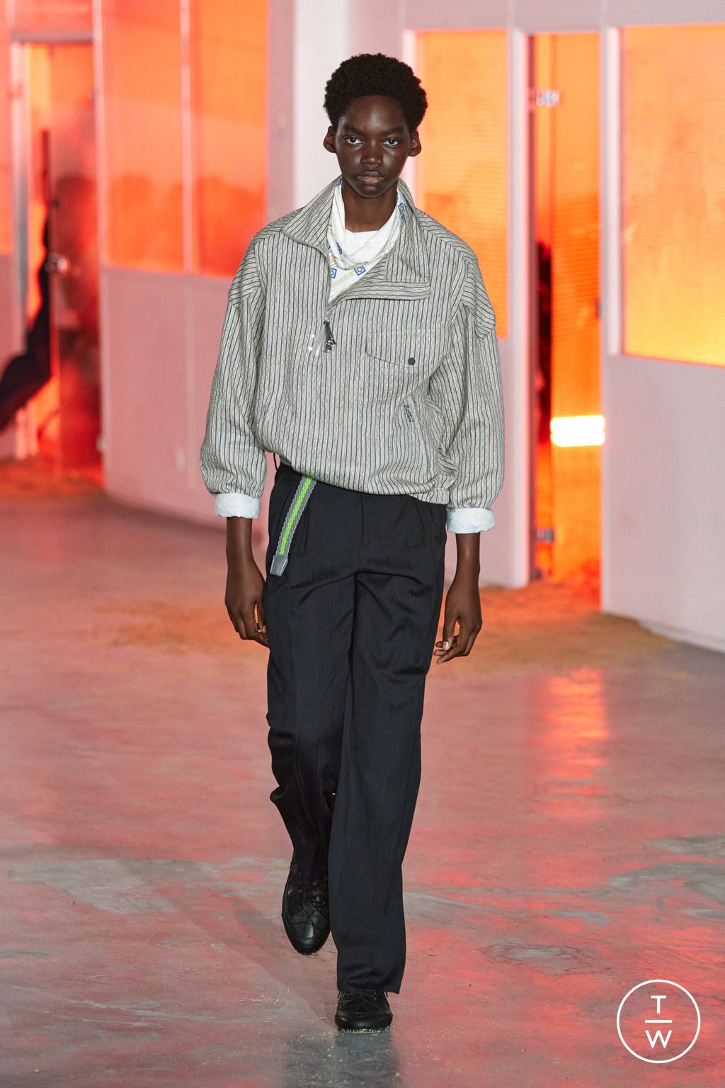 Fashion Week Paris Spring/Summer 2026 look 30 from the Kiko Kostadinov collection menswear