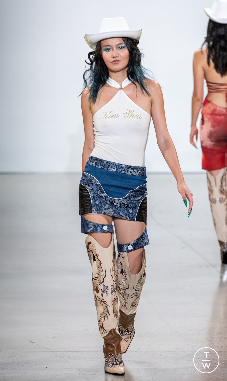 Fashion Week New York Spring/Summer 2022 look 13 from the Kim Shui collection womenswear