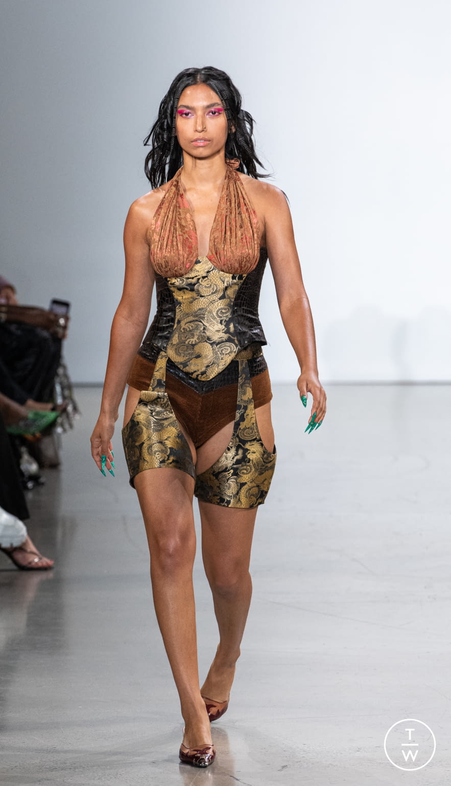 Fashion Week New York Spring/Summer 2022 look 31 from the Kim Shui collection womenswear
