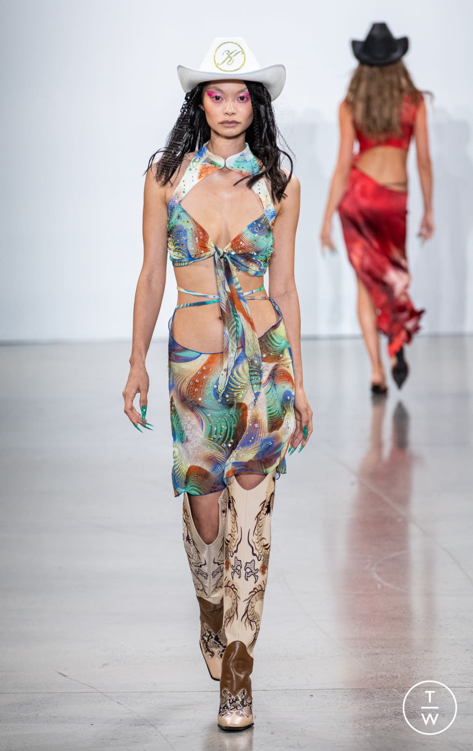 Fashion Week New York Spring/Summer 2022 look 34 from the Kim Shui collection womenswear