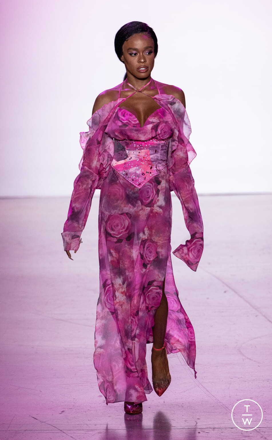 Fashion Week New York Spring/Summer 2022 look 39 from the Kim Shui collection womenswear
