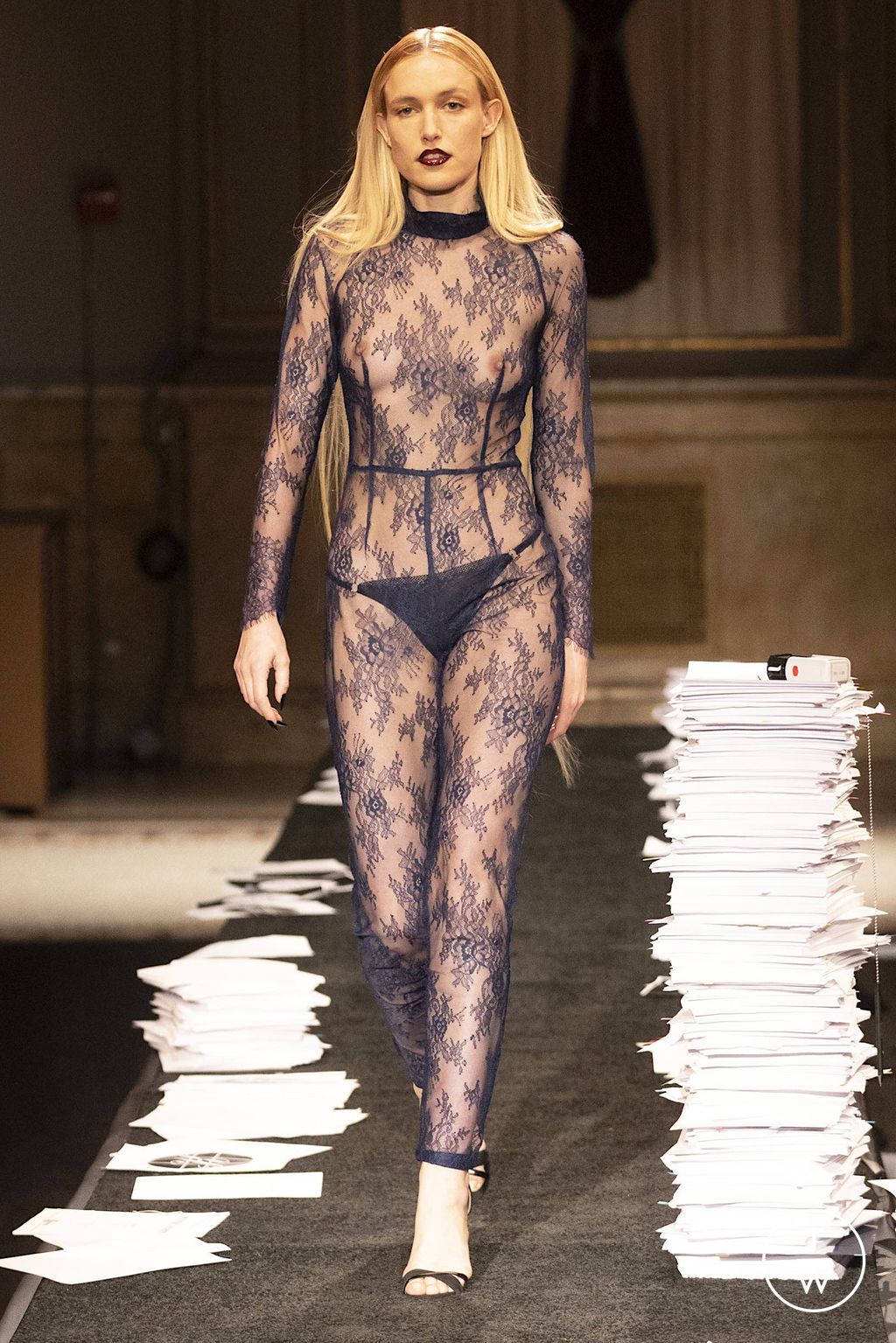 Fashion Week New York Fall/Winter 2023 look 21 from the Kim Shui collection womenswear