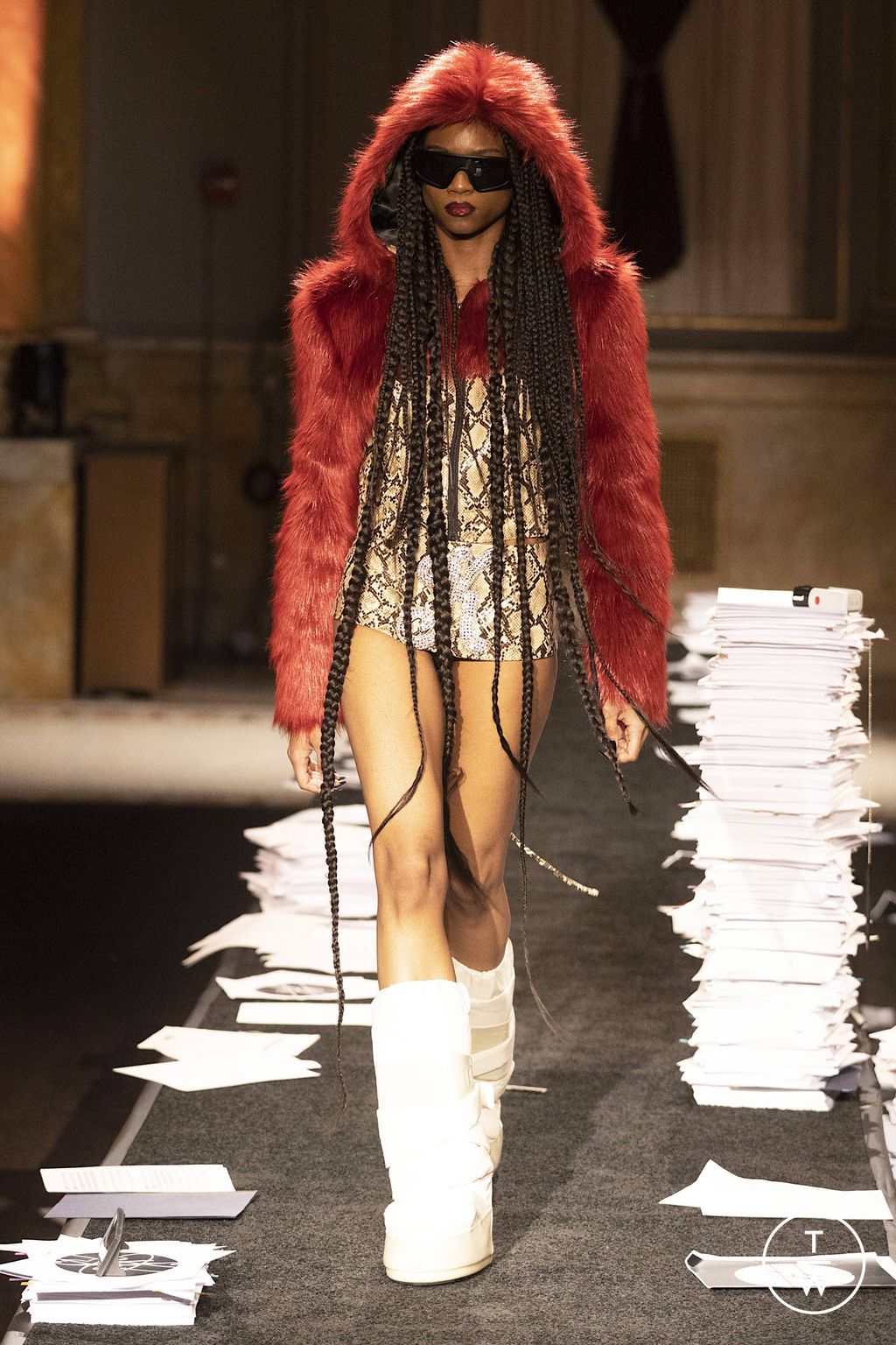 Fashion Week New York Fall/Winter 2023 look 37 from the Kim Shui collection womenswear
