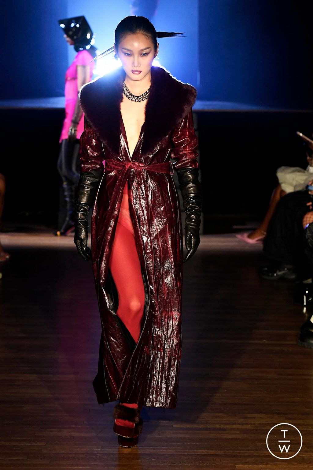Fashion Week New York Fall/Winter 2024 look 12 from the Kim Shui collection 女装