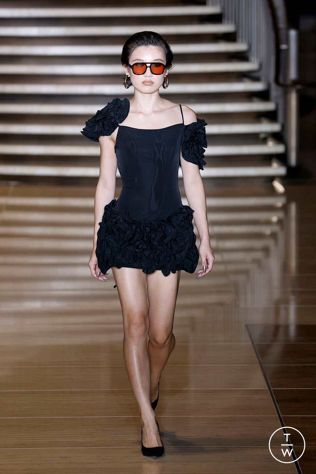 Fashion Week New York Spring/Summer 2025 look 6 from the Kim Shui collection womenswear
