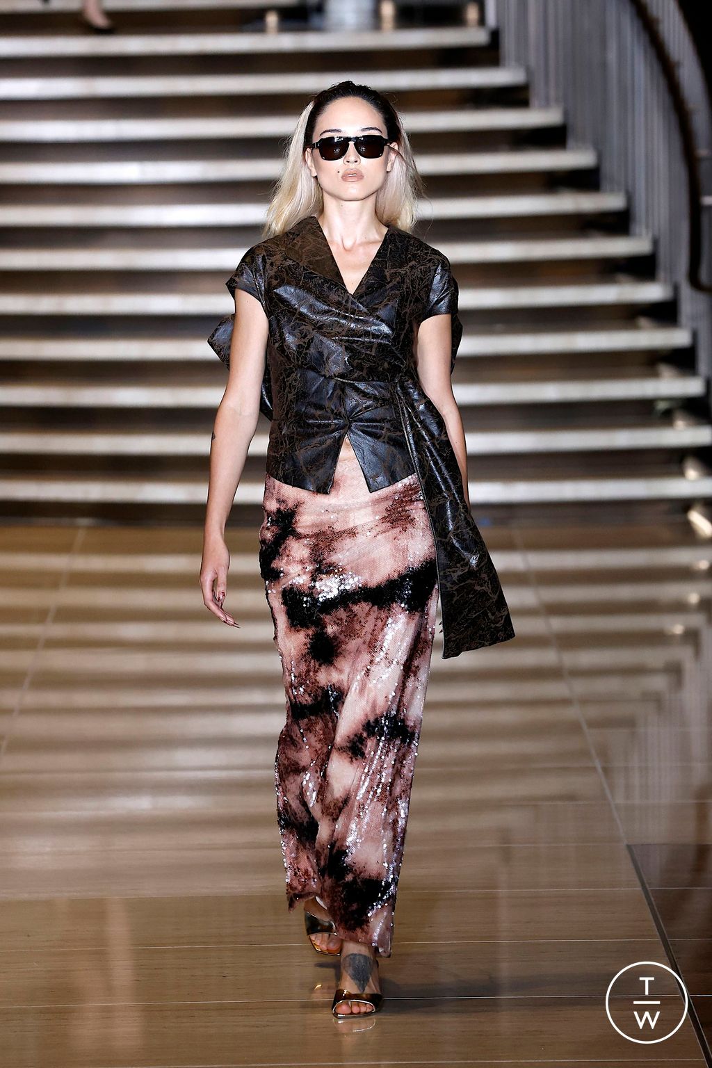 Fashion Week New York Spring/Summer 2025 look 10 from the Kim Shui collection womenswear