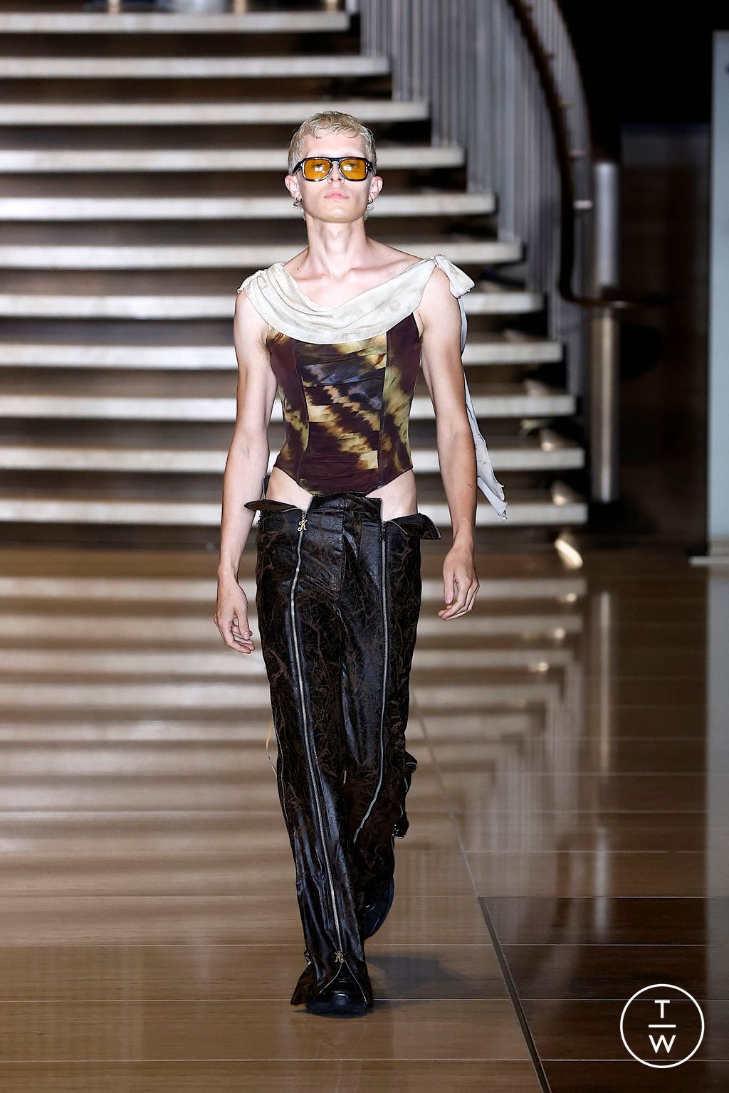 Fashion Week New York Spring/Summer 2025 look 12 from the Kim Shui collection womenswear