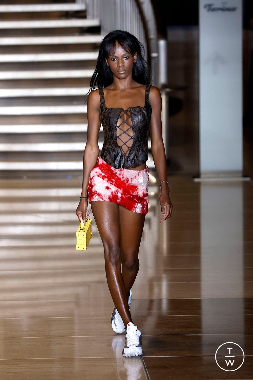 Fashion Week New York Spring/Summer 2025 look 13 from the Kim Shui collection womenswear